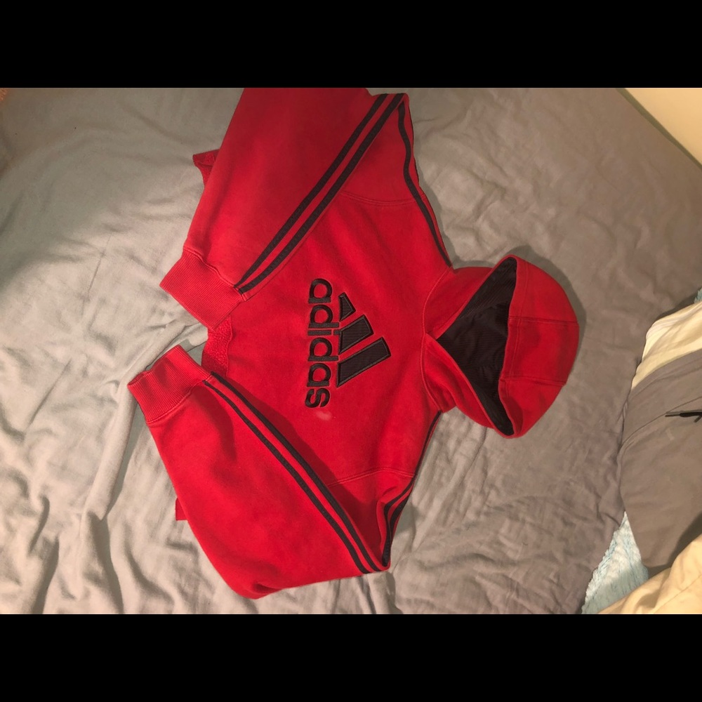Adidas crop hoodie